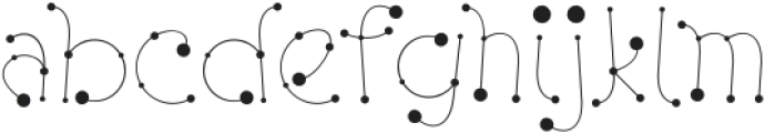 Calder Regular otf (400) Font LOWERCASE