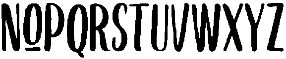 Calderock Outline otf (400) Font LOWERCASE