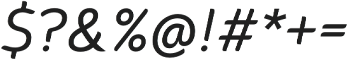 Caldina Regular Italic otf (400) Font OTHER CHARS