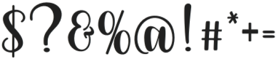 Caldine otf (400) Font OTHER CHARS