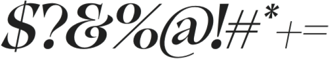 Calegar Oblique otf (400) Font OTHER CHARS