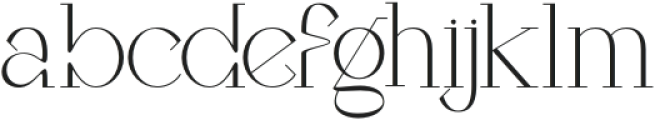 Calentha Regular otf (400) Font LOWERCASE