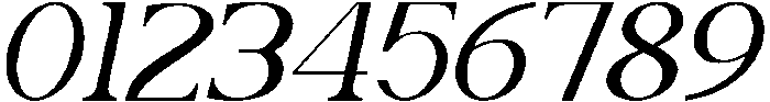 Caleny Italic otf (400) Font OTHER CHARS