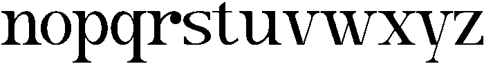 Caleny otf (400) Font LOWERCASE