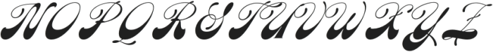 Calgarist Regular otf (400) Font UPPERCASE