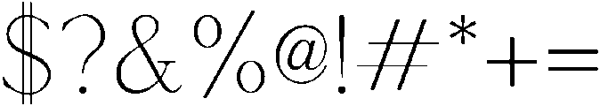 Calgary Regular otf (400) Font OTHER CHARS