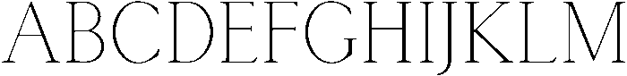 Calgary Regular otf (400) Font UPPERCASE