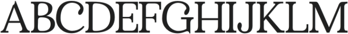 Calgary Serif Font Regular otf (400) Font UPPERCASE