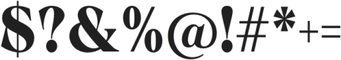 Calgera Black Condensed Contrast otf (900) Font OTHER CHARS