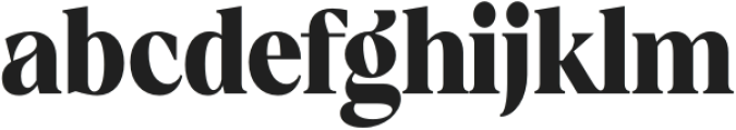 Calgera Black Condensed Contrast otf (900) Font LOWERCASE