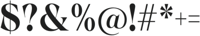 Calgera Bold Condensed otf (700) Font OTHER CHARS