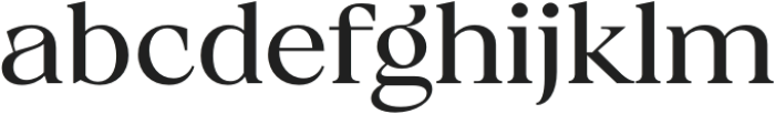 Calgera Expanded Contrast otf (400) Font LOWERCASE