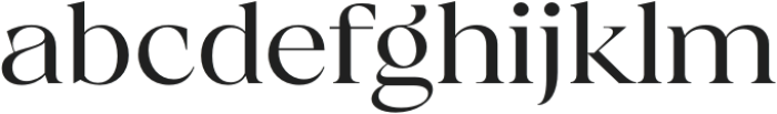 Calgera Expanded otf (400) Font LOWERCASE