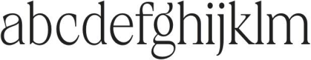 Calgera Extra Light Condensed Contrast otf (200) Font LOWERCASE