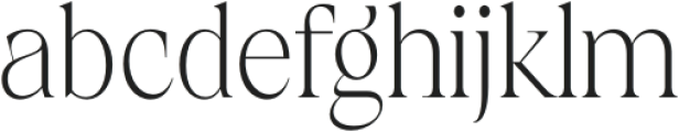 Calgera Extra Light Condensed otf (200) Font LOWERCASE
