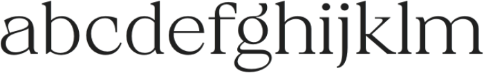 Calgera Extra Light Expanded Contrast otf (200) Font LOWERCASE