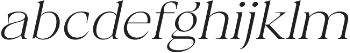 Calgera Extra Light Expanded Oblique otf (200) Font LOWERCASE