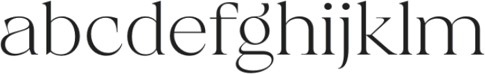 Calgera Extra Light Expanded otf (200) Font LOWERCASE