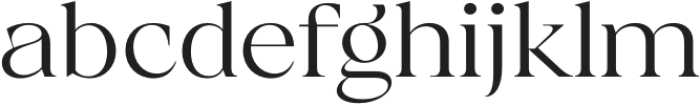 Calgera Light Expanded otf (300) Font LOWERCASE