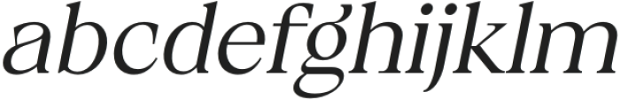 Calgera Light Oblique Contrast otf (300) Font LOWERCASE