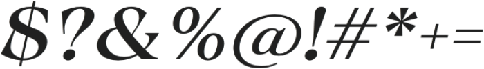 Calgera Medium Exp Obl Contrast otf (500) Font OTHER CHARS
