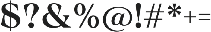 Calgera Semi Bold Contrast otf (600) Font OTHER CHARS