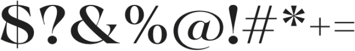 Calgera Semi Bold Expanded otf (600) Font OTHER CHARS