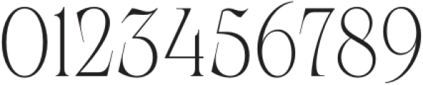 Calgera Thin Condensed otf (100) Font OTHER CHARS