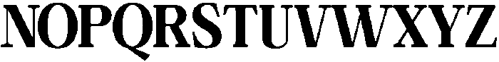 Calgine Serif Black Semi Condensed otf (900) Font UPPERCASE