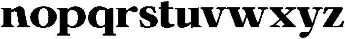 Calgine Serif Black Semi Expanded otf (900) Font LOWERCASE
