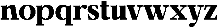 Calgine Serif Black otf (900) Font LOWERCASE