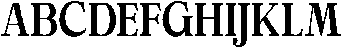 Calgine Serif Bold Semi Condensed otf (700) Font