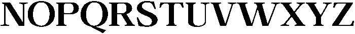 Calgine Serif Bold Semi Expanded otf (700) Font UPPERCASE