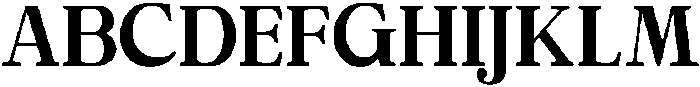 Calgine Serif Bold otf (700) Font UPPERCASE