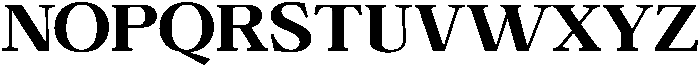 Calgine Serif Extra Bold Semi Expanded otf (700) Font UPPERCASE