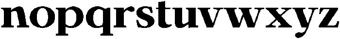 Calgine Serif Extra Bold Semi Expanded otf (700) Font LOWERCASE