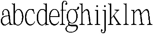 Calgine Serif Extra Light Condensed otf (200) FONT