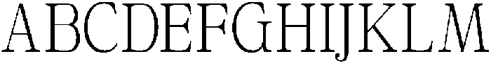 Calgine Serif Extra Light Semi Condensed otf (200) Font