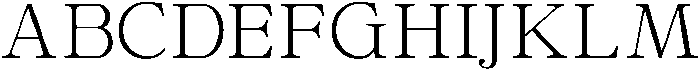 Calgine Serif Extra Light Semi Expanded otf (200) Font