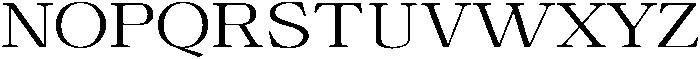 Calgine Serif Light Expanded otf (300) Font UPPERCASE