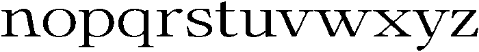 Calgine Serif Light Expanded otf (300) Font LOWERCASE