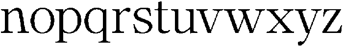 Calgine Serif Light otf (300) Font LOWERCASE