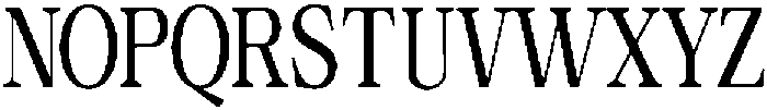 Calgine Serif Medium Condensed otf (500) Font UPPERCASE
