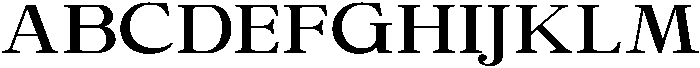 Calgine Serif Medium Expanded otf (500) Font UPPERCASE