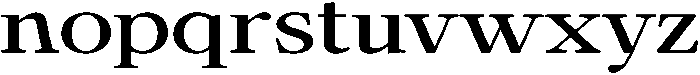 Calgine Serif Medium Expanded otf (500) Font LOWERCASE
