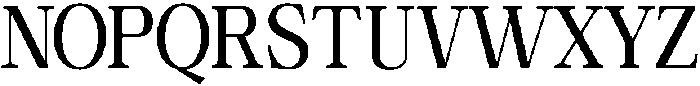 Calgine Serif Medium Semi Condensed otf (500) Font UPPERCASE