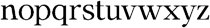 Calgine Serif Regular otf (400) Font LOWERCASE