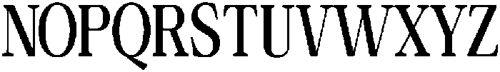 Calgine Serif Semi Bold Condensed otf (600) Font UPPERCASE