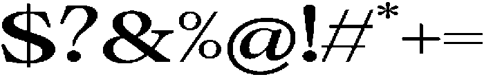 Calgine Serif Semi Bold Expanded otf (600) Font OTHER CHARS
