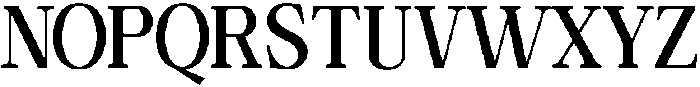 Calgine Serif Semi Bold Semi Condensed otf (600) Font UPPERCASE